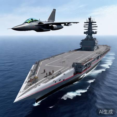 歼35蓄势待发，福建舰远航无忧