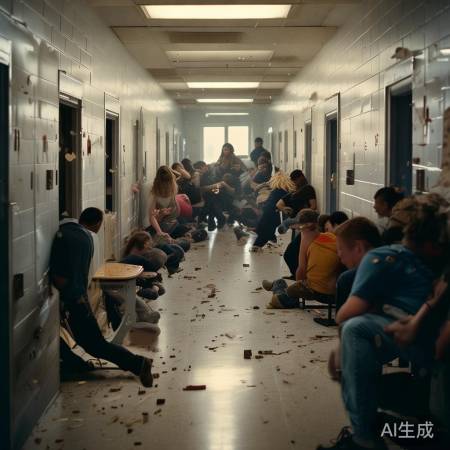 美国高中枪击事件：学生紧急疏散现场直击