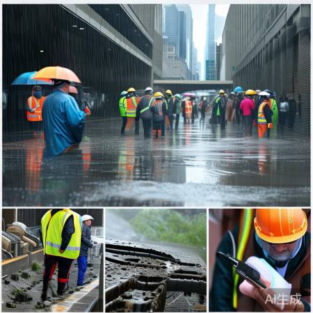 预防暴雨灾害,关注预报,建排水