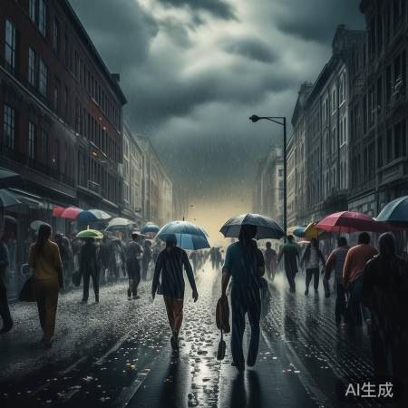 乌云压顶，冰雹交响曲