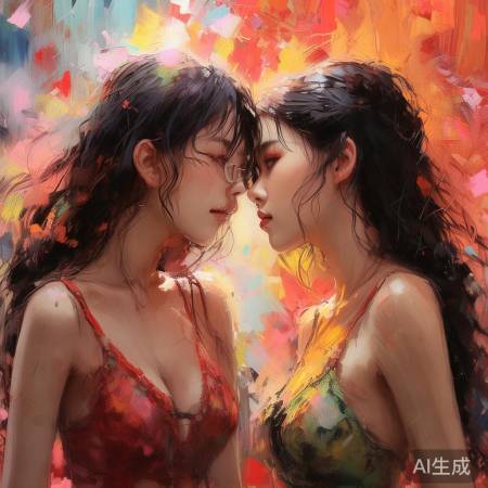 乒乓球赛场默契互动