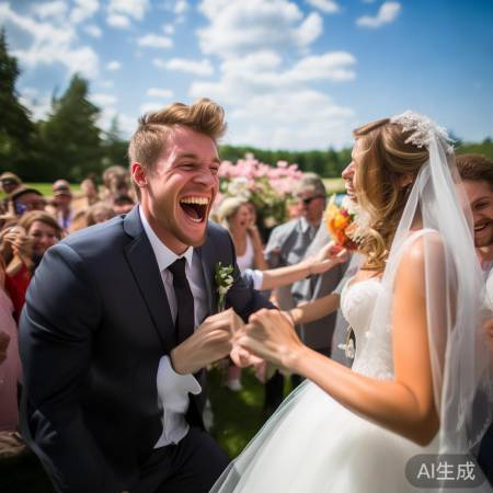 新郎情商高，婚礼欢声笑语