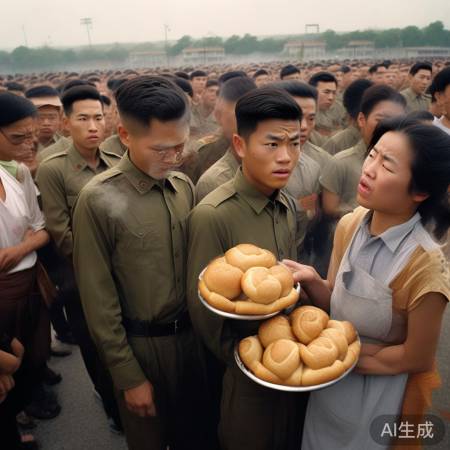 新兵离别泪满目