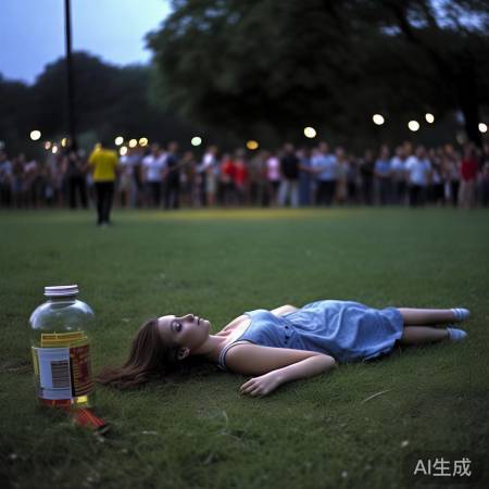 女子散步不幸踩到化骨水身亡，引关注