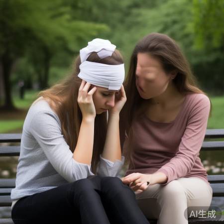 女子头部缝针，闺蜜反目