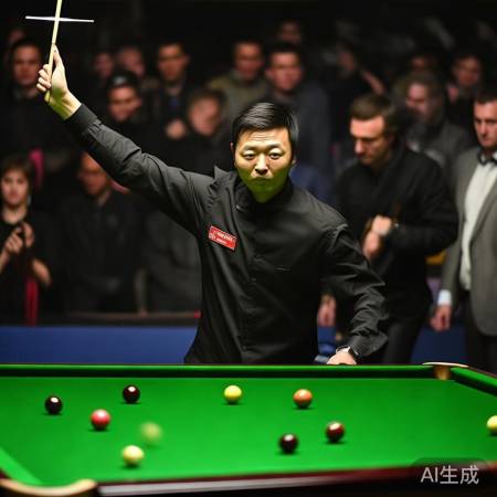 周跃龙勇闯英格兰公开赛8强，斯诺克赛场再展英姿