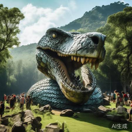 巨型蛇头景区焕新,体验神秘之旅