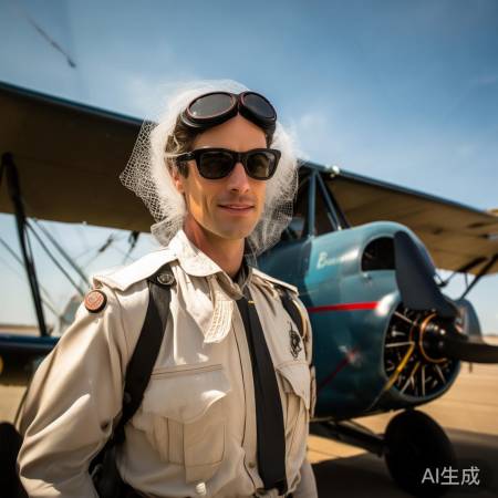 飞行员盖头走红