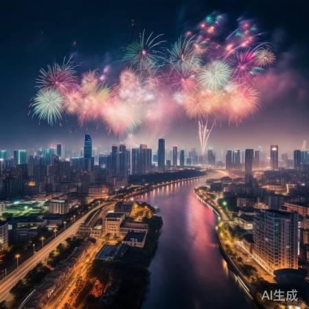 蔡国强烟花燃放精彩瞬间回顾：四度绽放盛宴