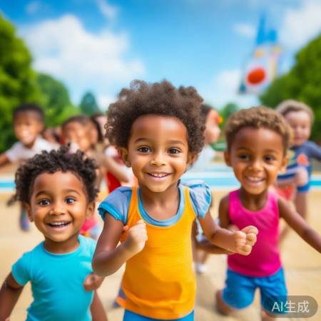 运动助孩子长高，快乐成长