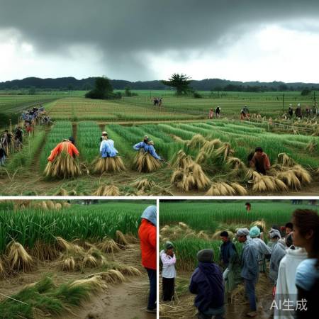 台风威胁农作物安全