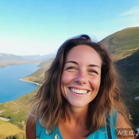 旅行留影,笑容灿烂