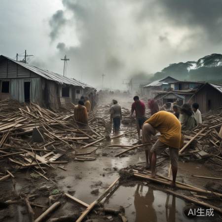 阳江板房遭台风夷为平地，重建家园在即