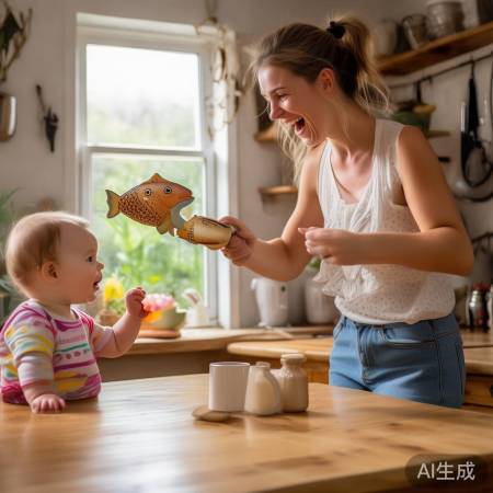 宝宝偷看工资后竟狂敲木鱼，揭秘原因让人捧腹！