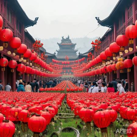 国庆中秋双节将至，多地绽放中国红庆祝氛围