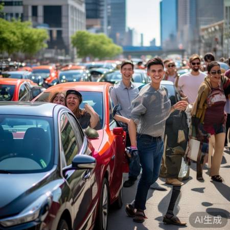 车主们乐开怀，爱车归心似箭