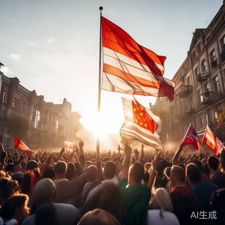 哈尔滨中央大街国庆升旗仪式：见证爱国情怀的时刻