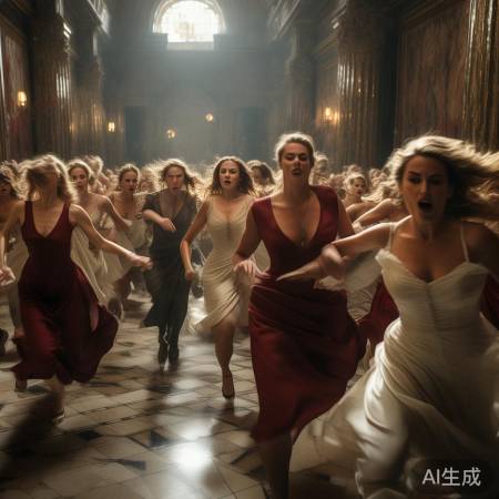 菲地震惊现选美佳丽惊慌逃离瞬间