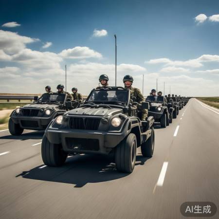 女子高速偶遇兵哥哥车队，揭秘神秘部队日常