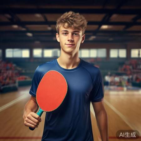 乒乓球新星陈俊菘焕发光彩