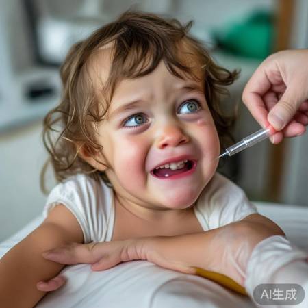 宝宝抽血：笑容褪去