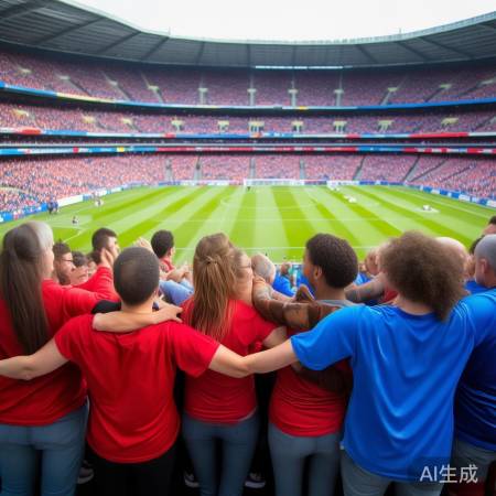 泰安球迷淄博球迷隔空互致问候，一场友好的足球交流