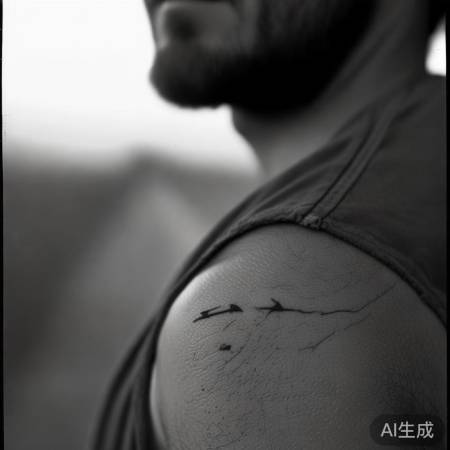 疤痕见证小张成长