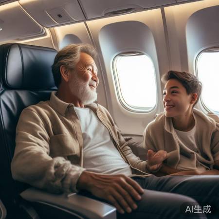 飞机偶遇旅行达人