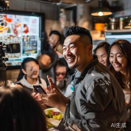 鸡排哥互动亲民,粉丝涨不停