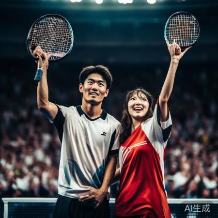 王楚钦孙颖莎赛后同步动作引热议