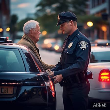 老人高速神情恍惚 司机报警紧急救援