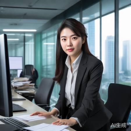 年轻女干部郭晓慧，工作能力强