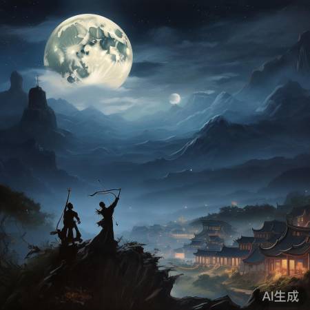 中秋起源:后羿射日嫦娥奔月