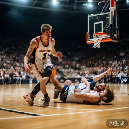 篮球场上的小插曲