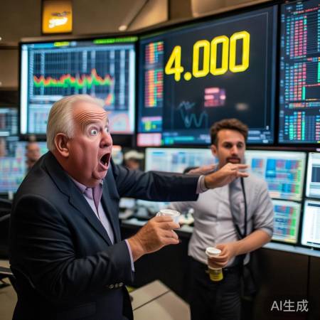 “意外成真,黄金涨4000美元