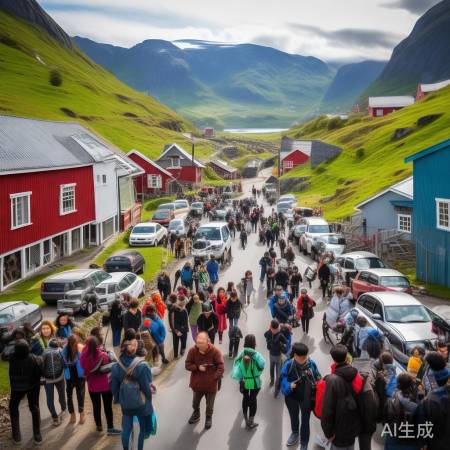 挪威岛自驾，路成停车场