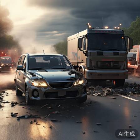 深南高速追尾事故：2死3伤，现场惨烈！