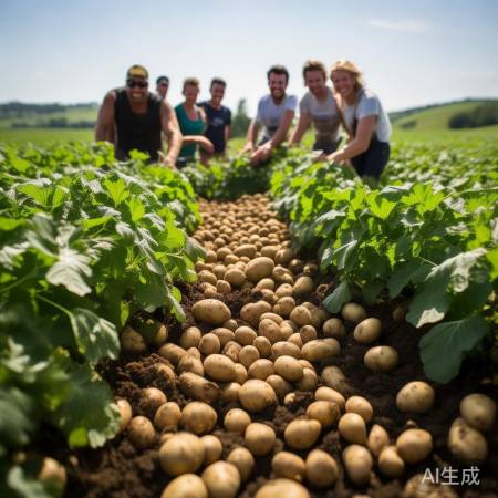 亲手种土豆，喜获美味自由