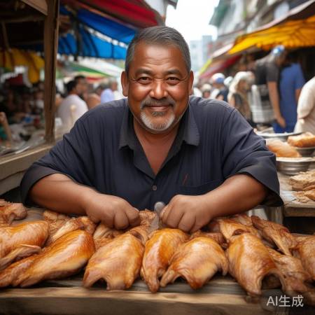 鸡排哥金句:良心鸡排,坚守真诚