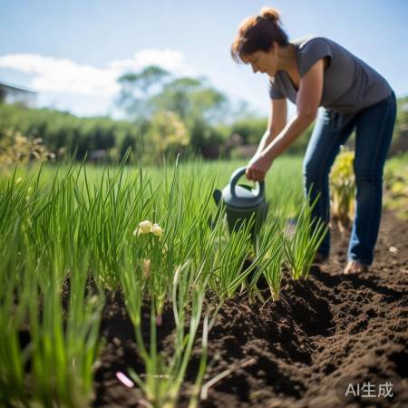 妈妈种蒜黄辛苦多
