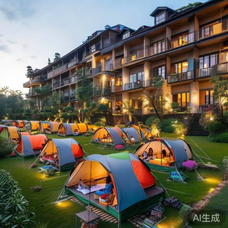 酒店转型,帐篷体验新潮流