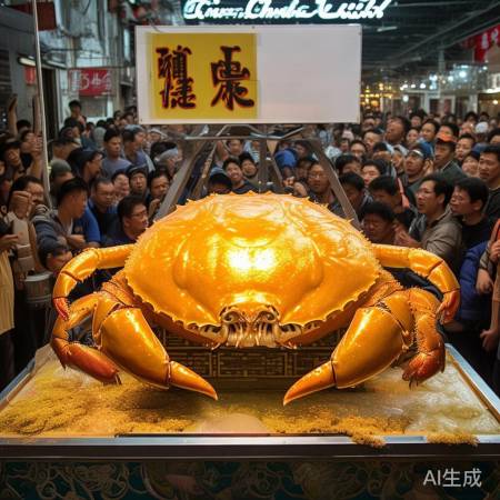 湖北蟹王蟹后竞拍1.9万，谁是赢家？