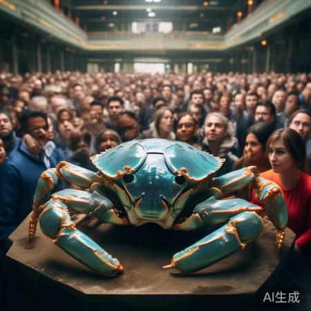 竞拍螃蟹,场面热烈