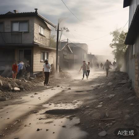 四川新龙震中惊现巨响，居民惊慌失措持续20秒