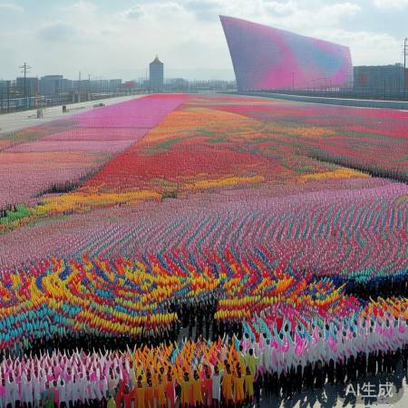 朝鲜阿里郎团体操盛况空前