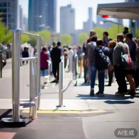 龙洞公交站试点S型护栏