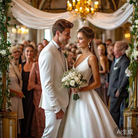 解清帅盛婚礼，幸福满满