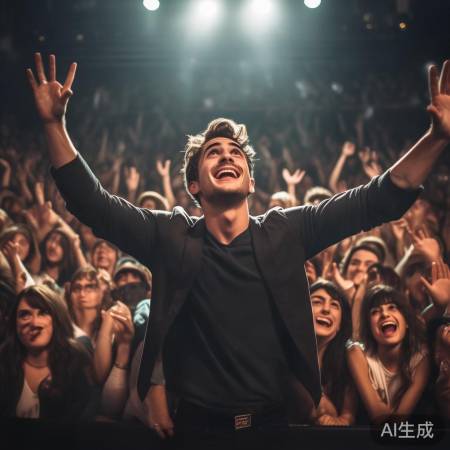 辛杰感谢粉丝支持，泪目现场。