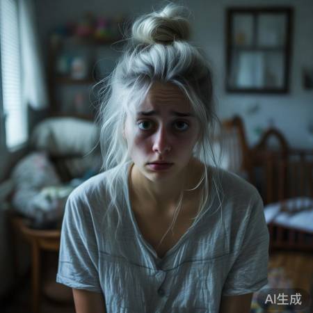 新手宝妈带娃焦虑，为何白发频生？揭秘育儿压力下的白发困扰