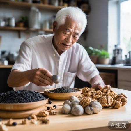 白发困扰，专业治疗+食疗缓解